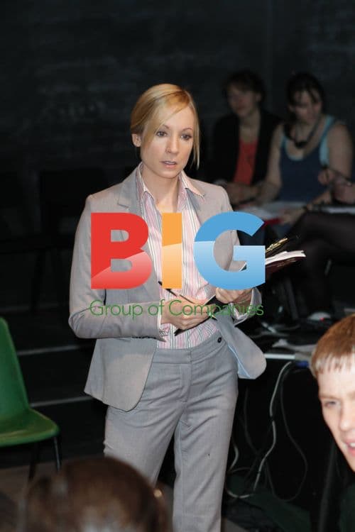 Cast of 'The Knowledge' and 'Little Platoons' at the Bush Theatre