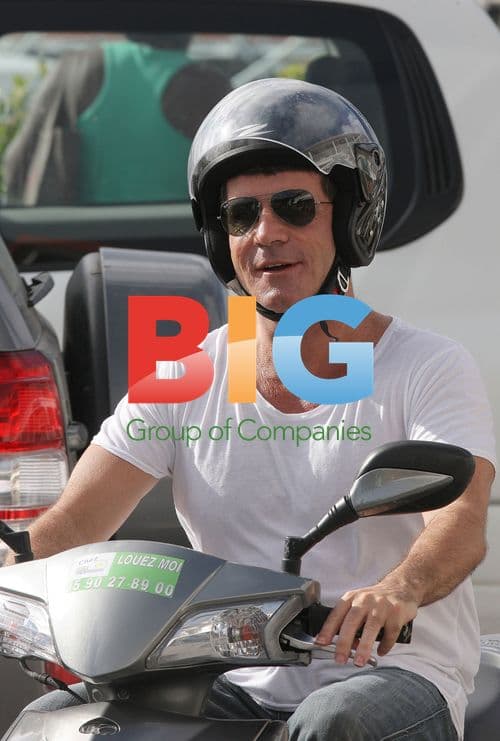 Simon Cowell and Mezhgan Hussainy on Quad Bike