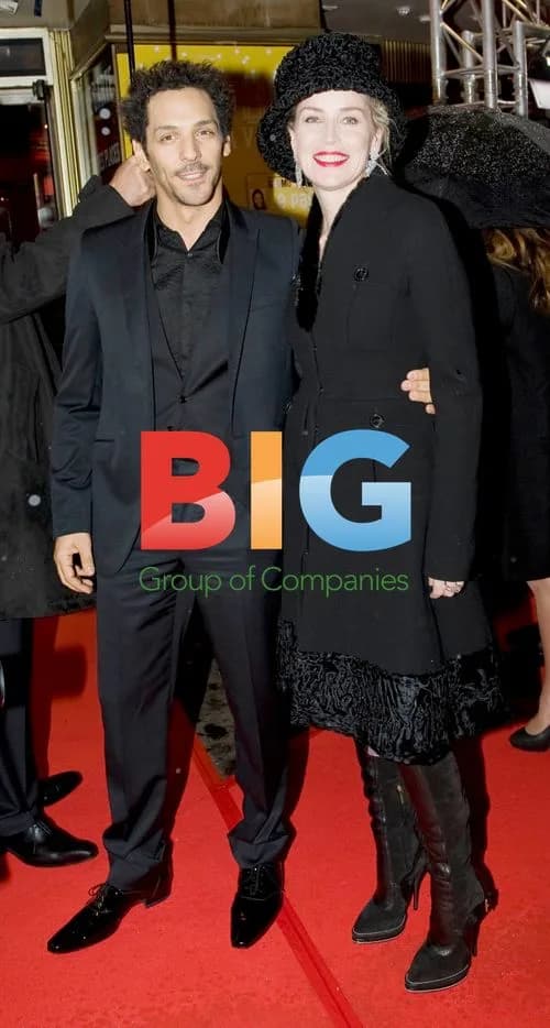 Sharon Stone and Tomer Sisley at "Largo Winch II" Premiere