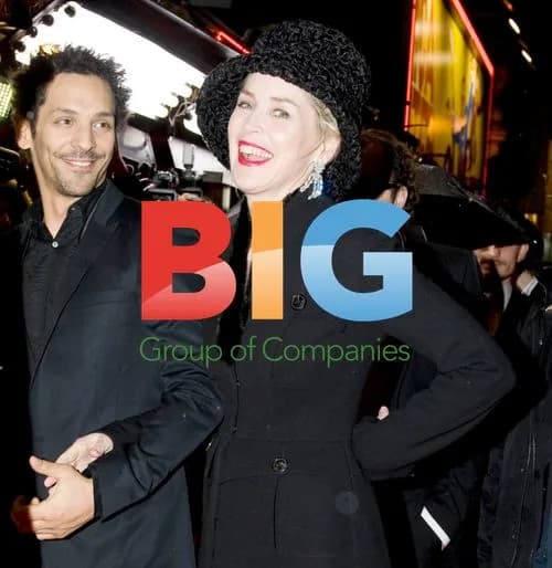 Sharon Stone and Tomer Sisley at "Largo Winch II" Premiere