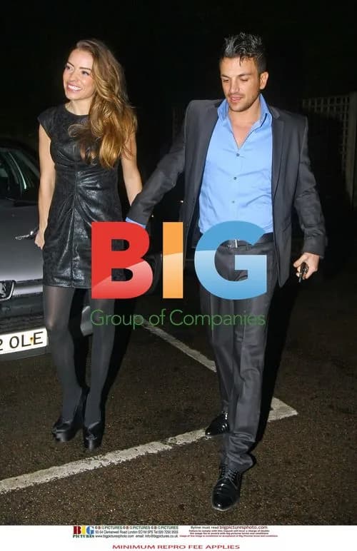 Peter Andre and Elen Rives Dining Out