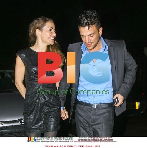 Peter Andre and Elen Rives Dining Out