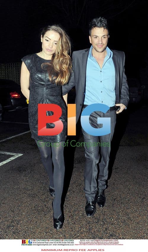 Peter Andre and Elen Rives Dining Out