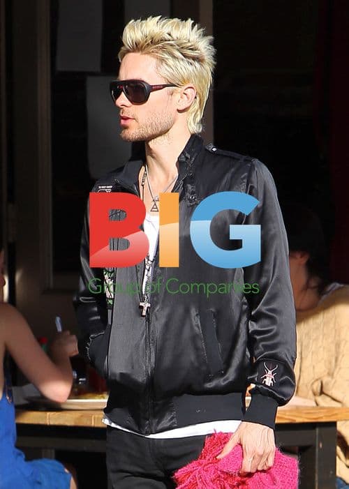 Jared Leto and Friend at Toast in Beverly Hills