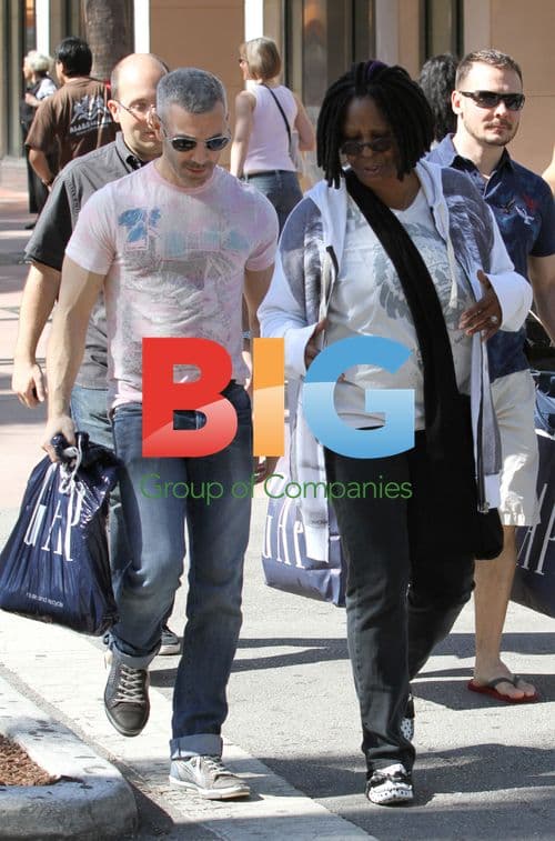 Whoopi Goldberg Shopping in Miami