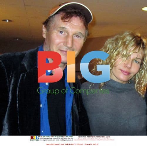 Liam Neeson, Kasia Wolejnio and Roger Waters Backstage