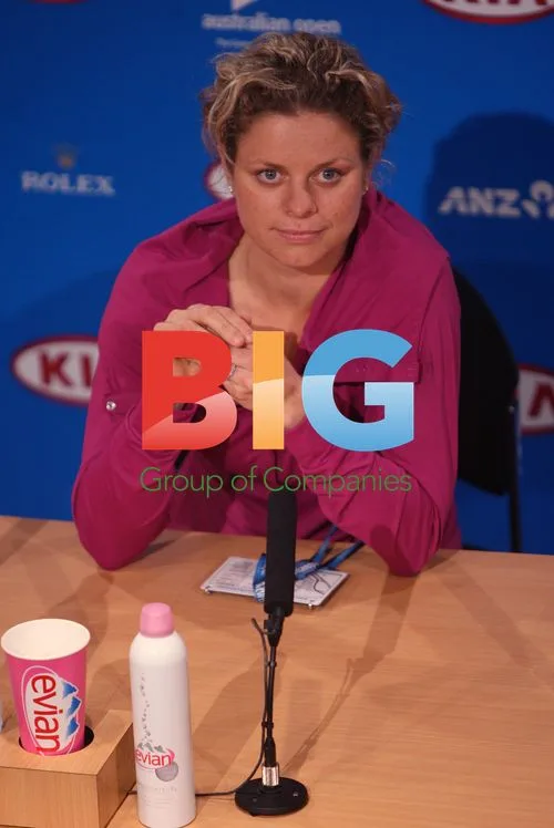 Kim Clisters at Australian Open Press Conference