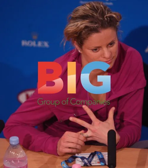 Kim Clisters at Australian Open press conference