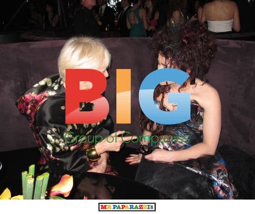 Helena Bonham Carter at Relativity Weinstein Golden Globes Party