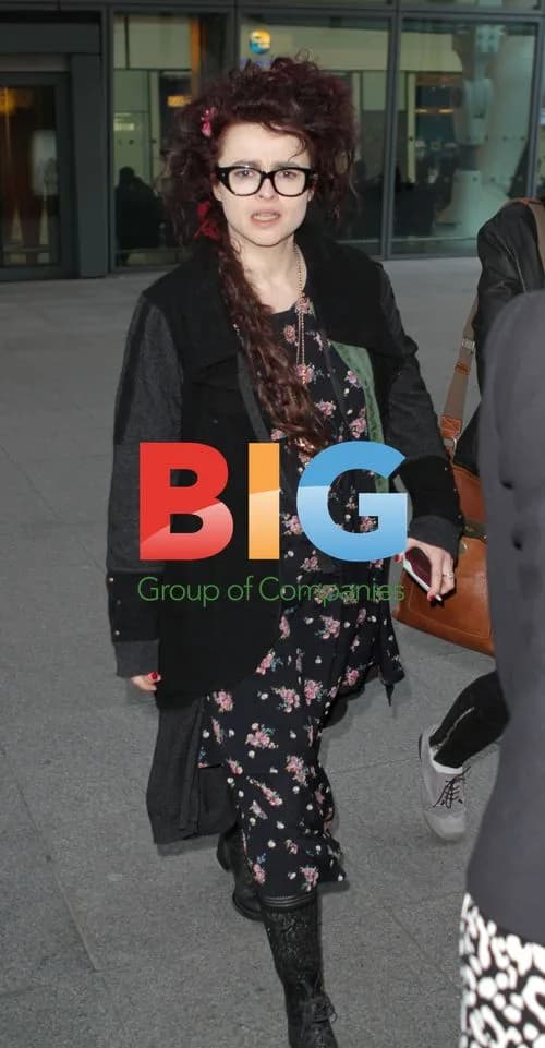 Helen Bonham Carter at London Airport