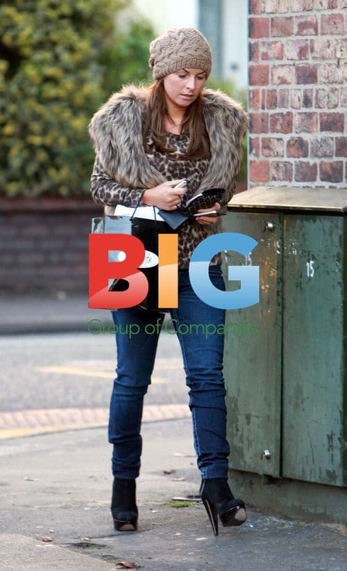 Coleen Rooney Leaving Beauty Salon