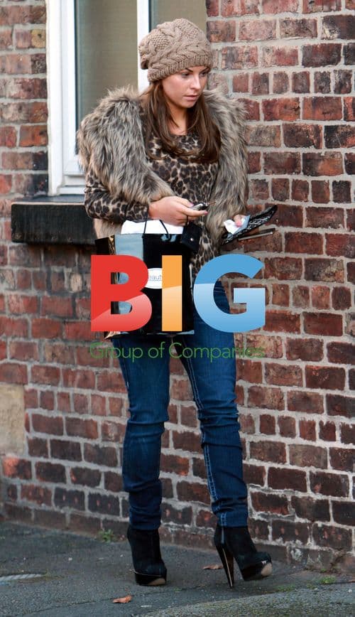 Coleen Rooney Leaving Salon