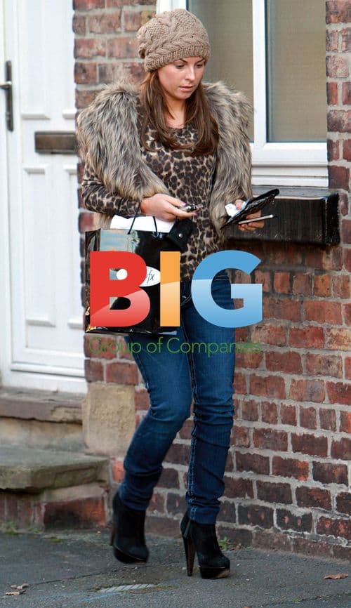 Coleen Rooney Leaving Beauty Salon