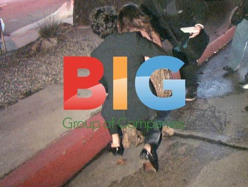 Paz de la Huerta Stumbles Outside Chateau Marmont