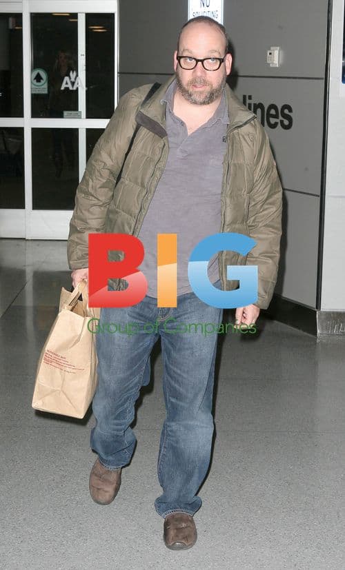 Paul Giamatti at JFK Airport