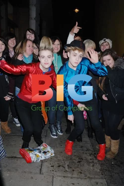Jedward Night Out at Mayfair Hotel