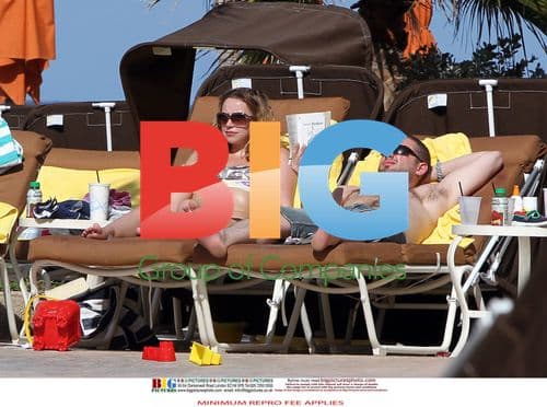 Charlotte Church and Jonathan Powell on Caribbean Vacation