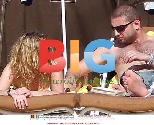 Charlotte Church and Jonathan Powell on Holiday