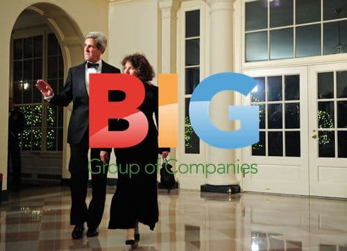 Sen. John Kerry and Teresa Heinz Kerry at State Dinner