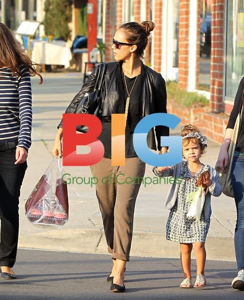 Jessica Alba with daughter Honor Warren