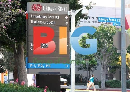 Johnny Hallyday at Cedars Sinai Hospital