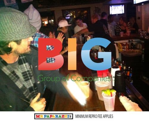 Orlando Bloom drinking at Pikey's bar