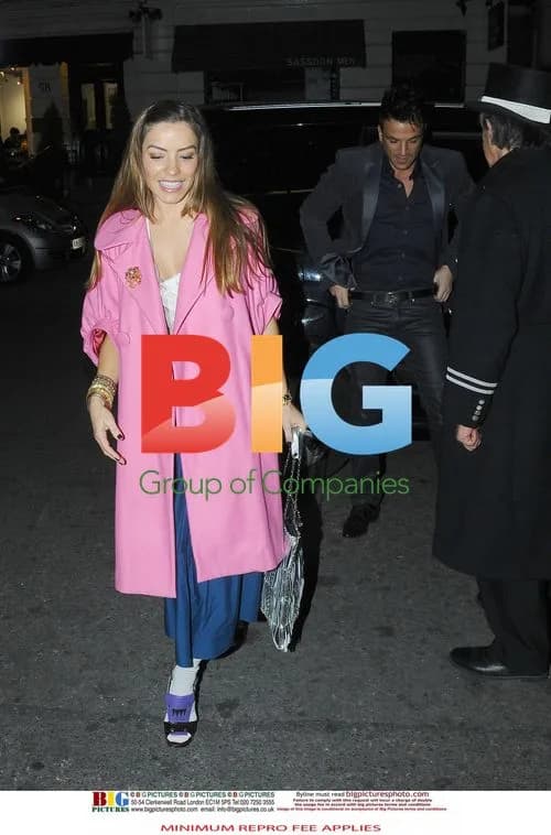 Peter Andre and Elen Rives Leave Claridge's