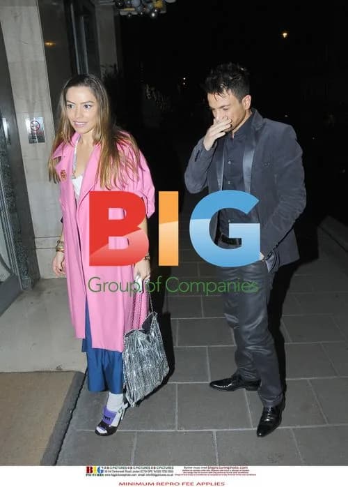 Peter Andre and Elen Rives Spotted After 'Flashdance' Show