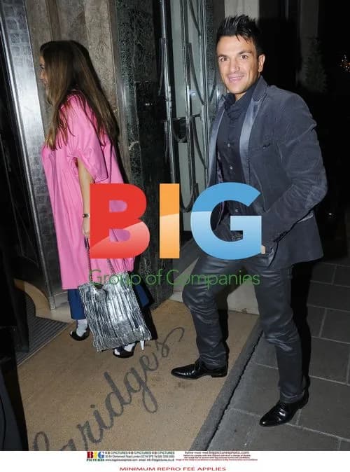 Peter Andre and Elen Rives Leave Claridges
