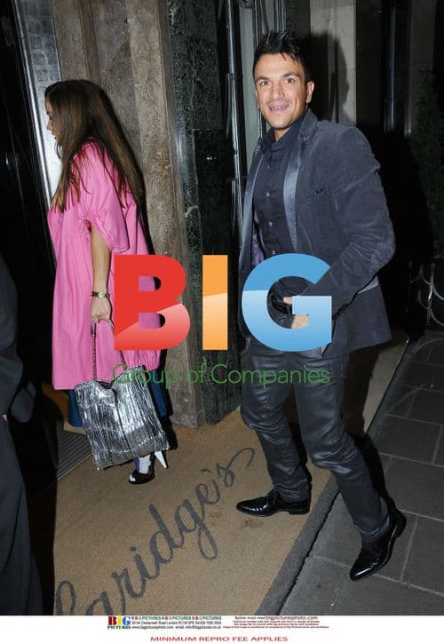 Peter Andre and Elen Rives spotted after 'Flashdance' show