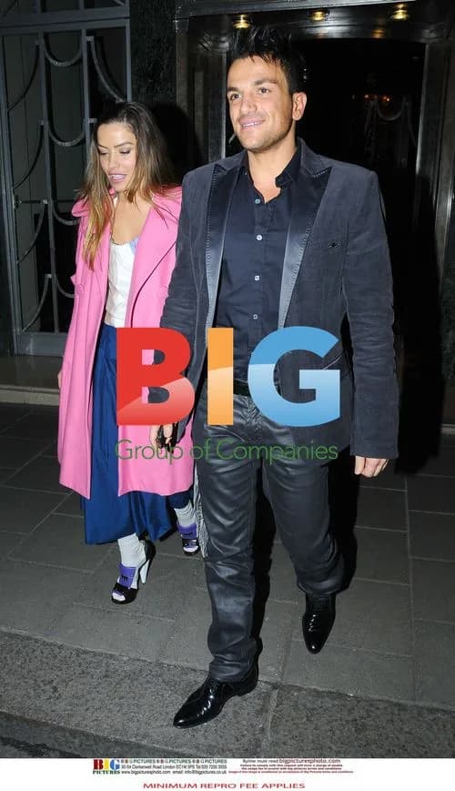 Peter Andre and Elen Rives Spotted Leaving Claridges