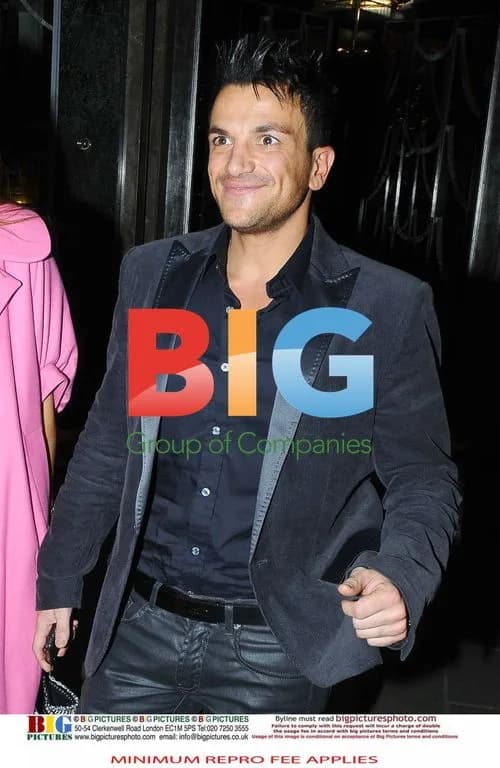 Peter Andre and Elen Rives Leaving Claridge's