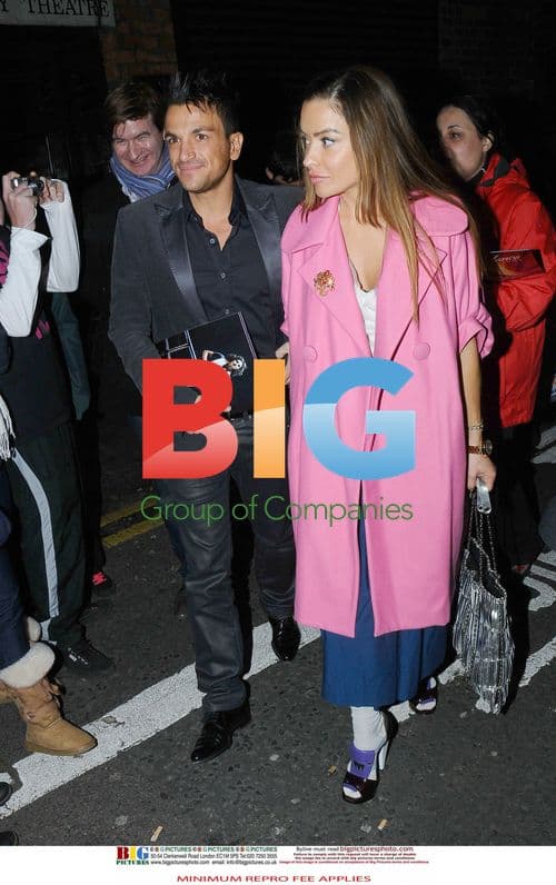 Peter Andre and Elen Rives Leave Claridges