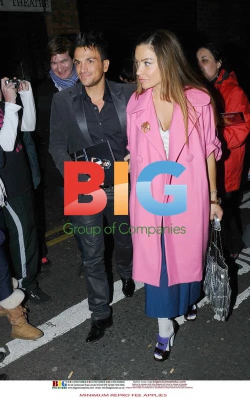 Peter Andre and Elen Rives Leave Claridges