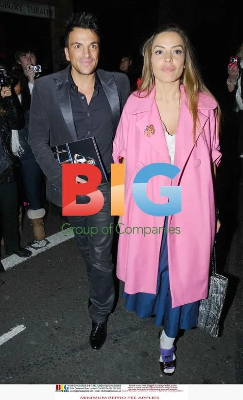 Peter Andre and Elen Rives Leave Claridges After 'Flashdance' Visit