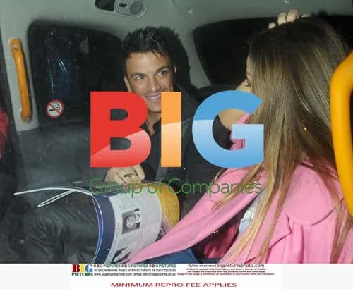 Peter Andre and Elen Rives Leaving Claridges