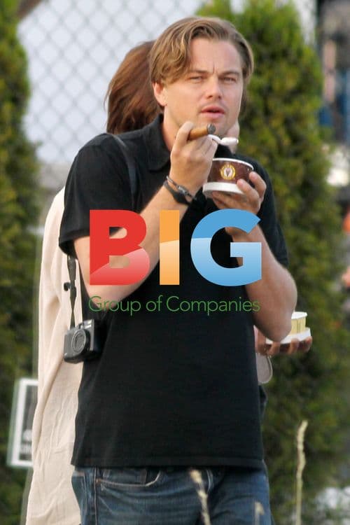 Leo DiCaprio Visits Buddy on Set