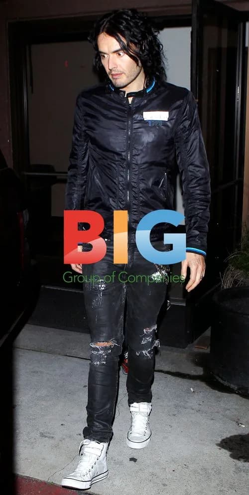 Russell Brand Leaving LA Improv