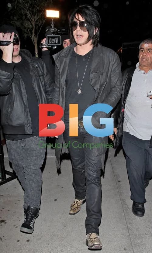 Adam Lambert Leaving Boa Steakhouse