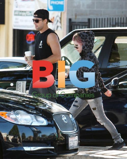 Brody Jenner and Avril Lavigne get coffee in Beverly Hills