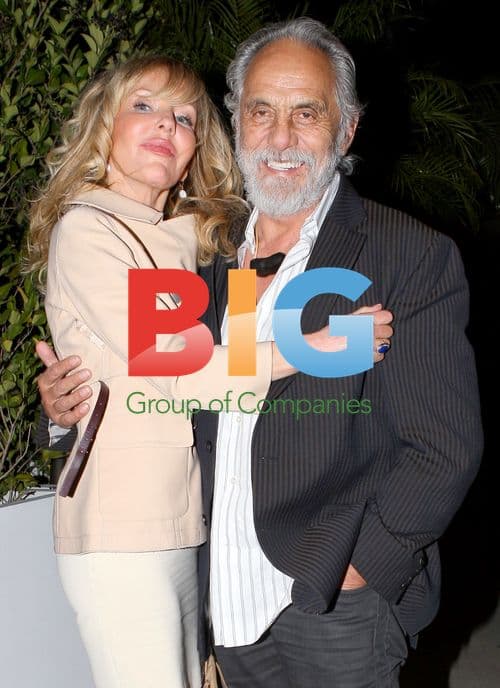 Tommy Chong and Wife at Red O Restaurant