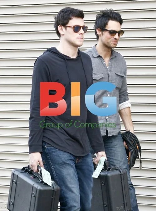 Cory Monteith Picks Up Sound Equip