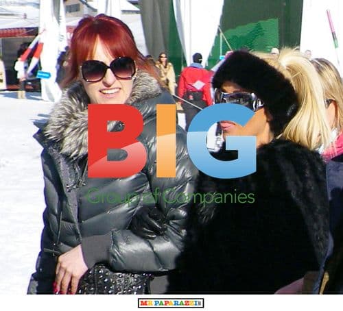 Katie Price Showcases KP Equestrian at Swiss Snow Polo