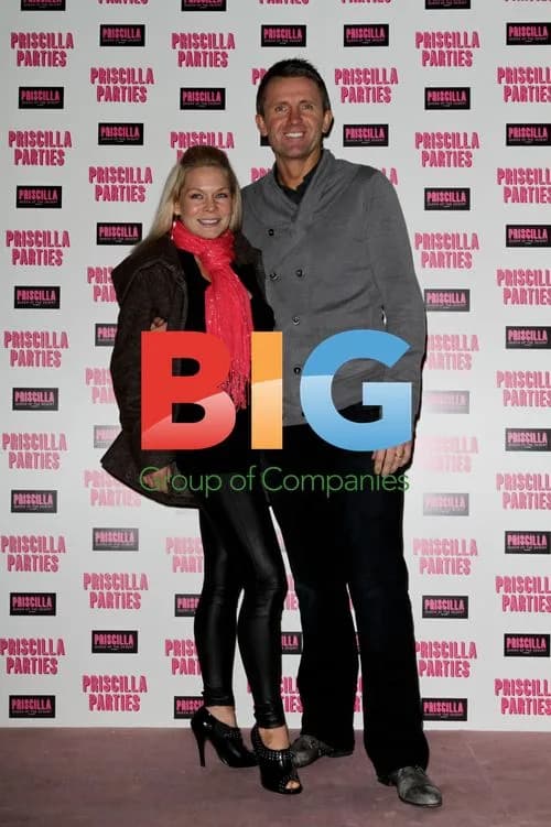 Dominic Cork and Alexandra Schauman at 'Priscilla Parties'