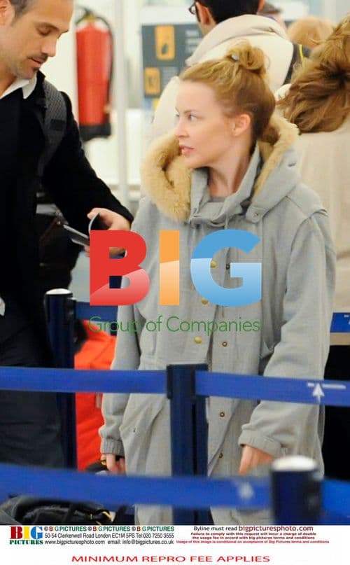 Kylie Minogue and Andres Velencoso in Tossa de Mar