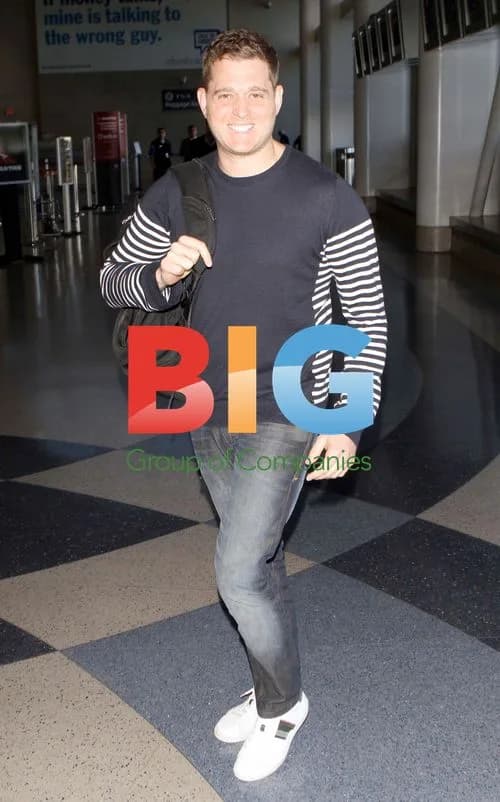 Michael Buble at LAX Airport