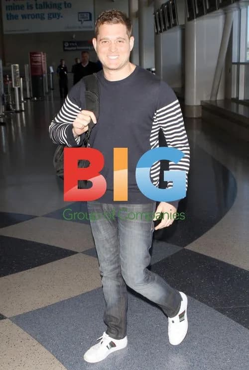 Michael Buble at LAX Airport