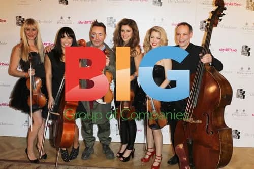 Nigel Kennedy and Bond at South Bank Show Awards