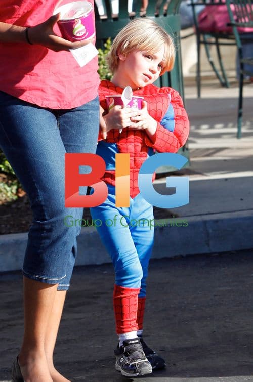 Britney's Son Jayden in Spiderman Costume