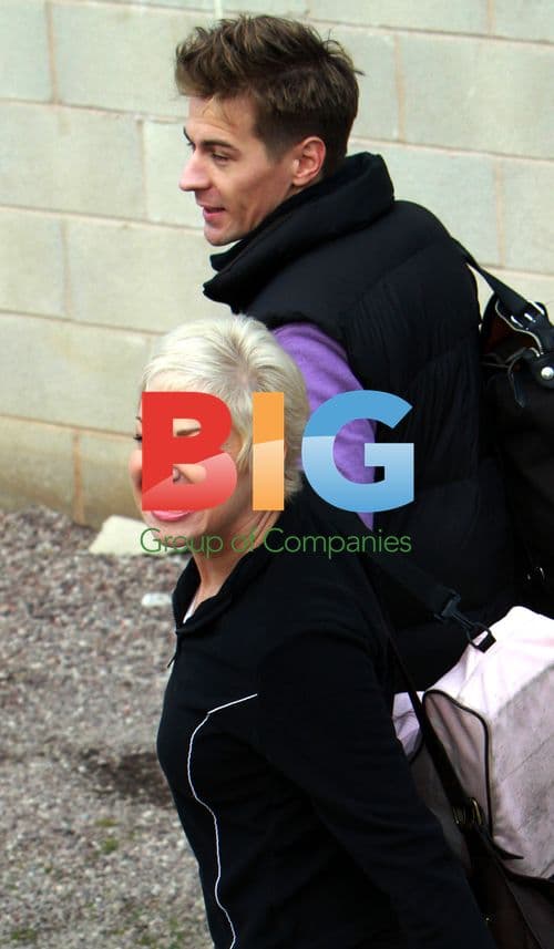 Denise Welch and Matt Evers After Dance Practice